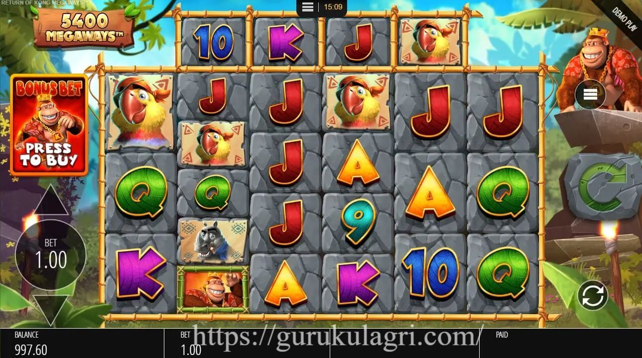 Return of Kong Megaways: Slot Gorila Liar dengan Mega Cascades